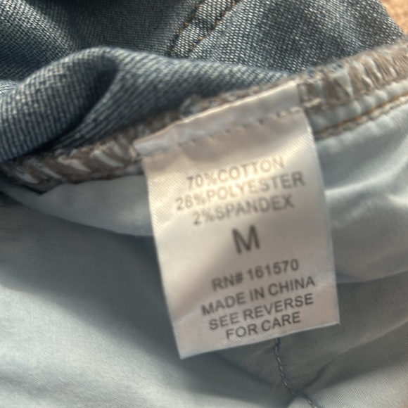 Haptics Denim Flag Pocket Shorts - Picture 4 of 4